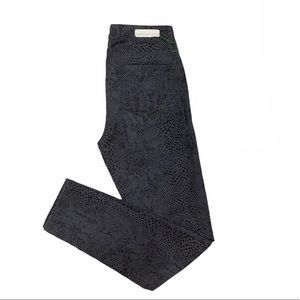 CALVIN KLEIN | Womens Grey Cheetah Leopard Print Pants with Stretch Size…